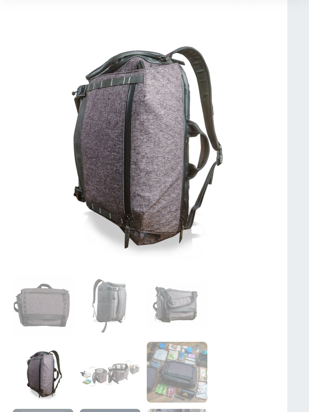 Fathercraft backpack diaper bag